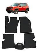 Tapete Borracha Jeep Renegade 3 Peças C/traseiro Inteiriço Preto