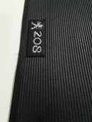Tapete Borracha Peugeot 208 C/ Tras. Inteiriço + Porta-malas Preto Fosco