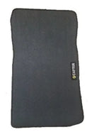 Tapete Borracha Captur Tras. Inteiro Mais Porta Malas Preto Fosco